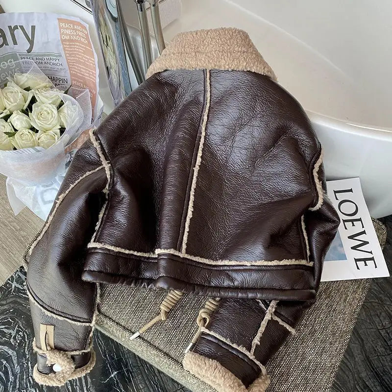 Motorcycle Faux Leather jacket