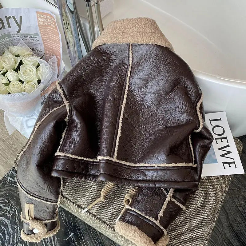 Motorcycle Faux Leather jacket