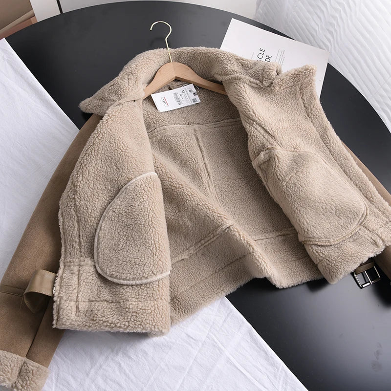 Women Warm Winter Suede