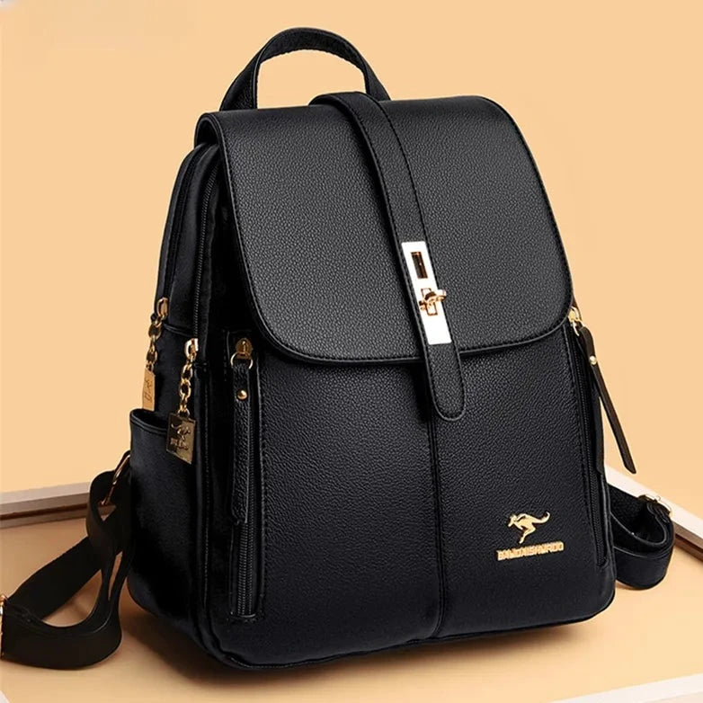 Luxury  Leather Backpacks for Girls