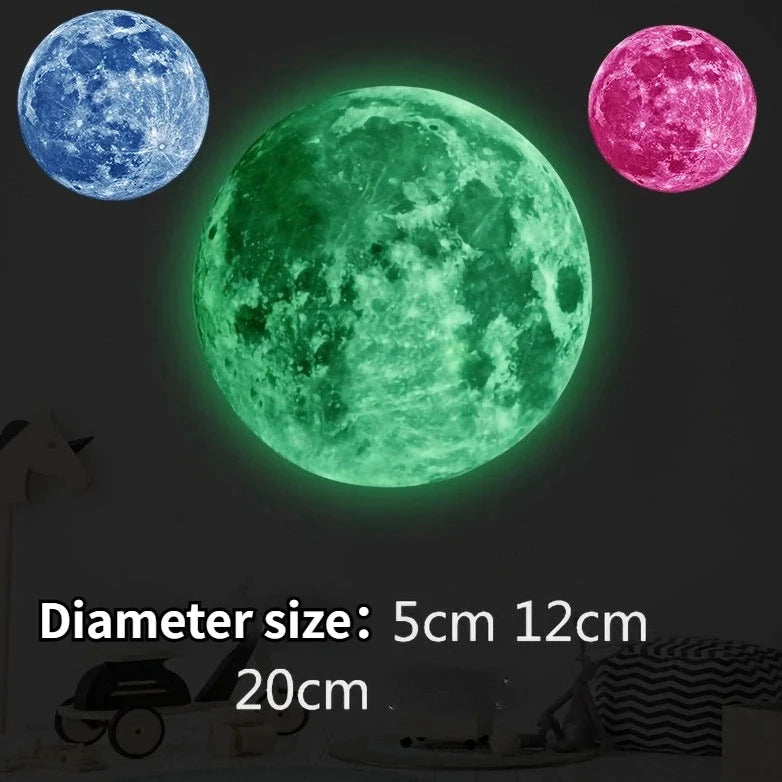 Creative Home PVC Wall  Moon Sticker