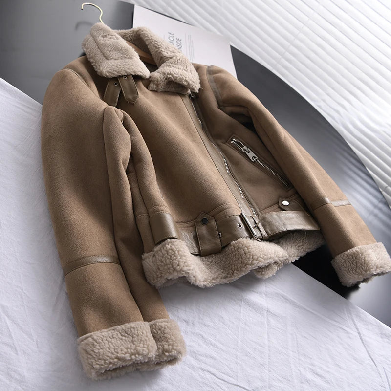 Women Warm Winter Suede